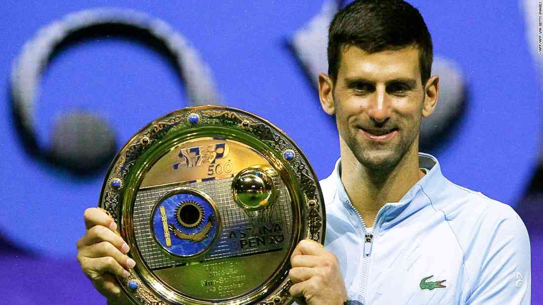 Djokovic wins 90th career ATP title at Astana Open